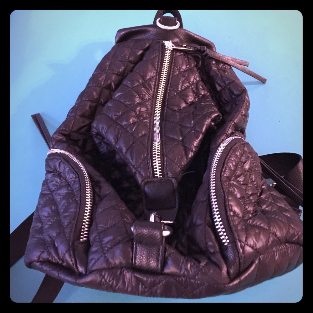 Aldo Quilted Backpack Zipper Purse